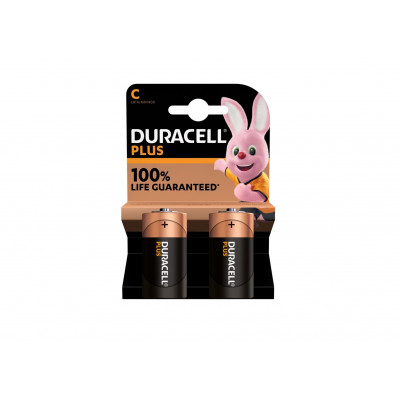BATTERIA C MEZZA TORCIA ALCALINA 2PZ DURACELL PLUS POWER MN1400
