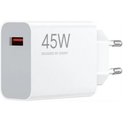 CARICABATTERIA DA RETE XIAOMI BHR07SLEU USB-A 45W WHITE