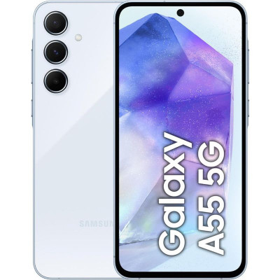 SMARTPHONE SAMSUNG A556 GALAXY A55 5G 8+128GB ICE BLUE ITALIA