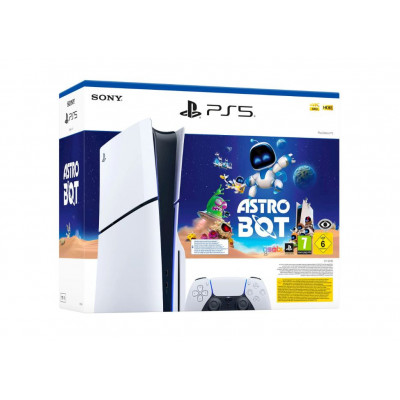 CONSOLE PS5 STANDARD EDITION SLIM 1TB SONY BUNDLE ASTRO BOT WHITE ITALIA