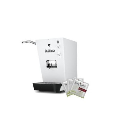 MACCHINA DA CAFFE' LOLLO CAFFE' LOLLINA BASIC WHITE + BOX 40 CIALDE LOLLO