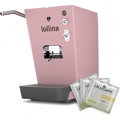 MACCHINA DA CAFFE' LOLLO CAFFE' LOLLINA CANDY ROSAPOP + BOX 40 CIALDE LOLLO